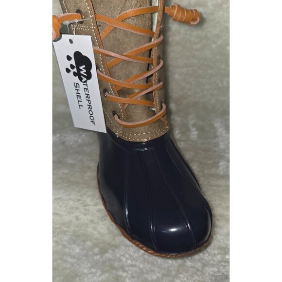 Polar Armour Duck Boots Women's Size 8 M Blue Waterproof NEW - Picture 6 of 12